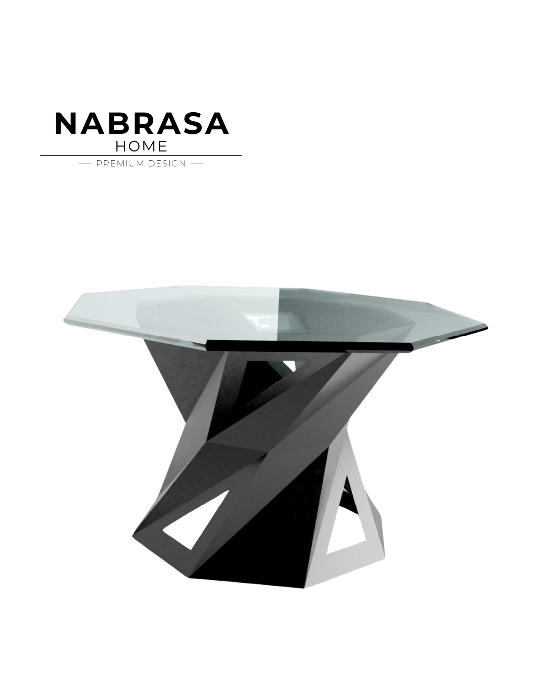 Mesa Origami Nabrasa - desplegada