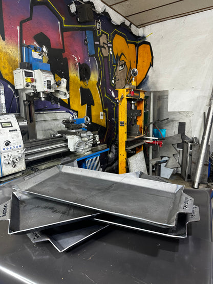 Plancha Parrillera Hierro Nabrasa - detalle superficie