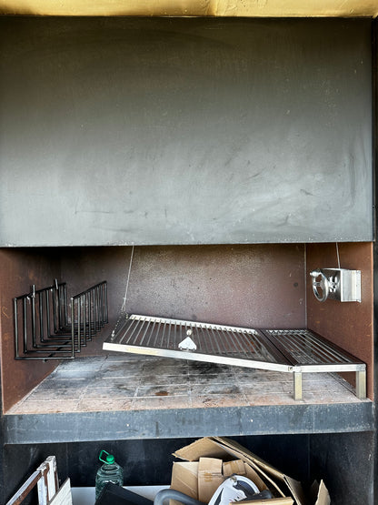 Parrilla Articulada con Achuras Acero Inoxidable Nabrasa Uruguay