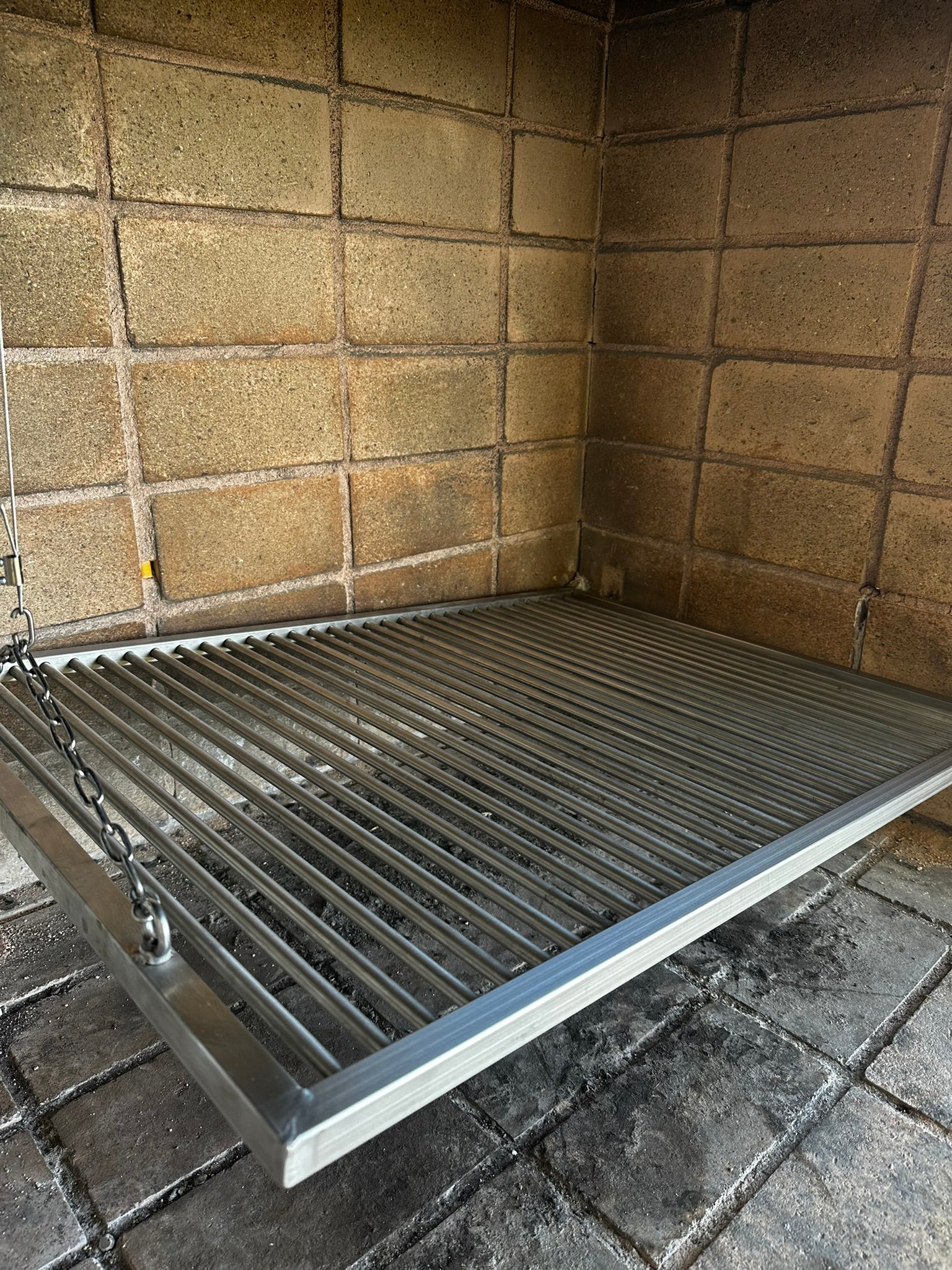 Parrilla Simple sin Articular Nabrasa - vista completa