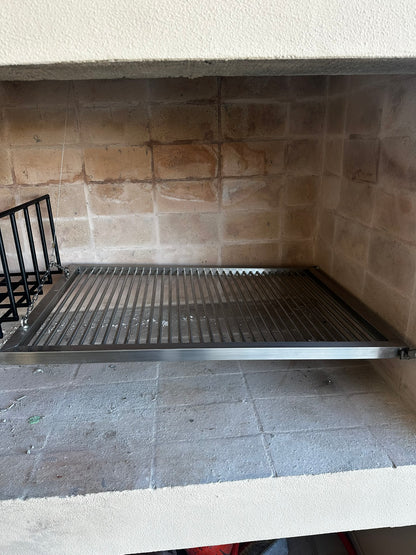 Parrilla Simple sin Articular Acero Inoxidable Nabrasa Uruguay