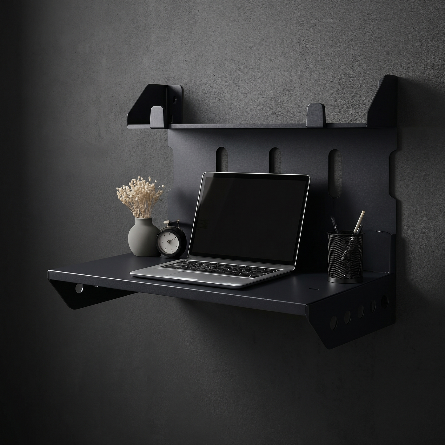 Escritorio de pared metálico industrial NABRASA