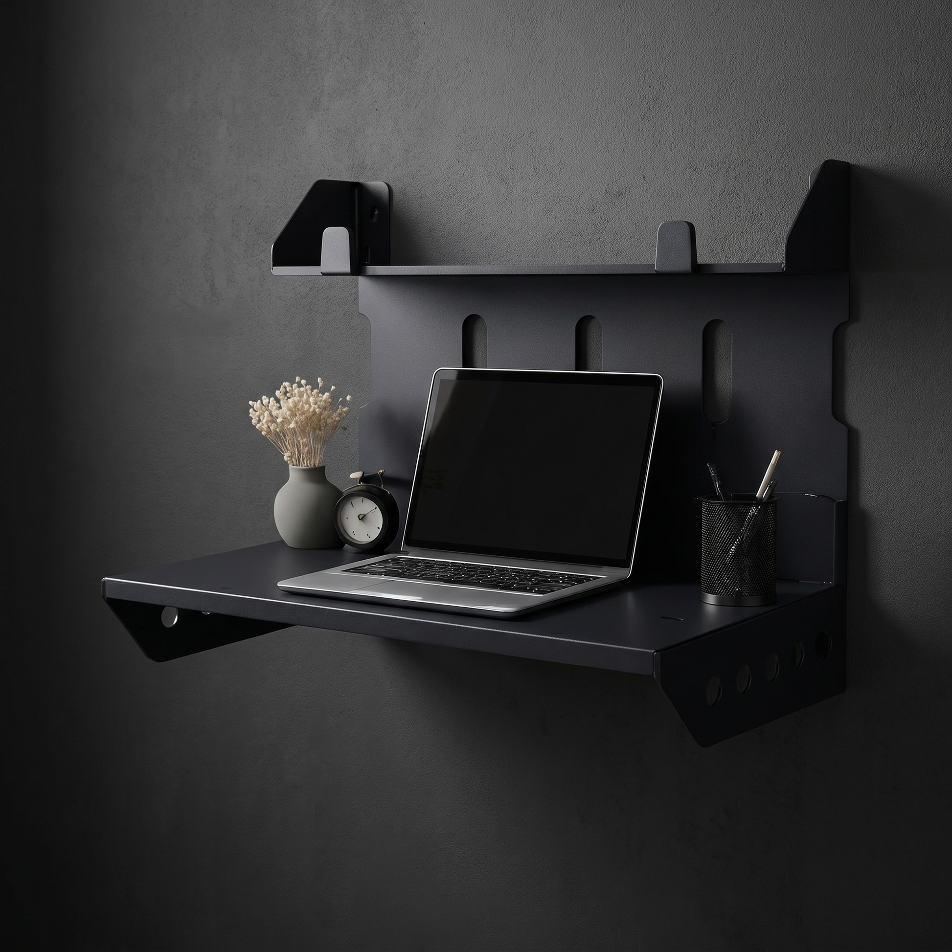 Escritorio de pared metálico industrial NABRASA