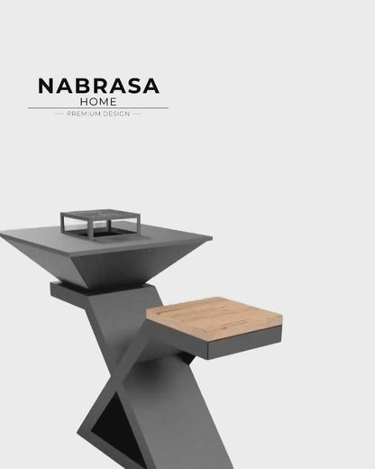 Mesa Fogonera con Parrilla