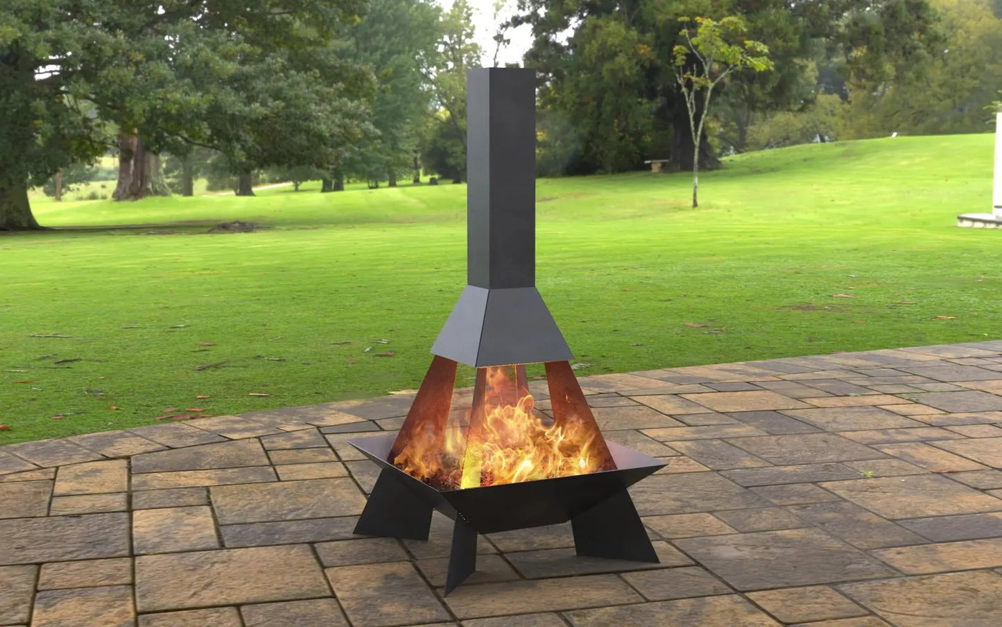 Quemador Chimenea Exterior Pyramid Rocket Nabrasa Uruguay